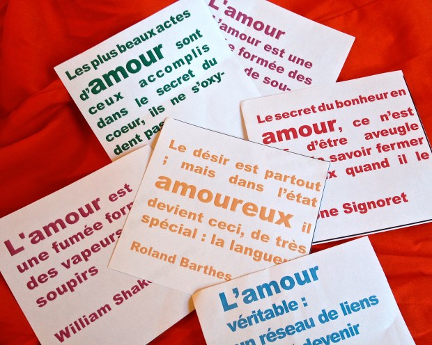 love advice from la poste