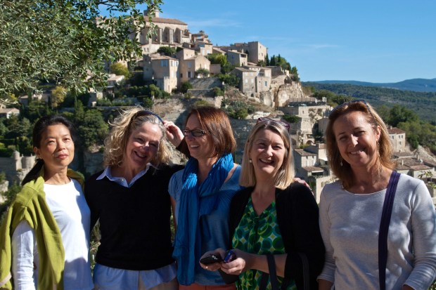 On the way to Roussillon...