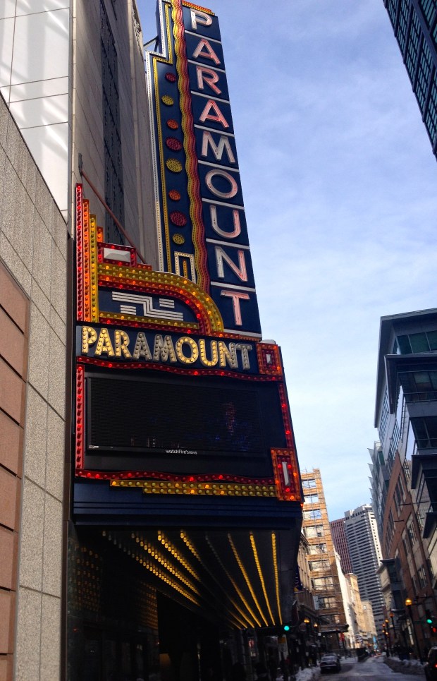 The new Paramount Theatre at Emerson University, Boston