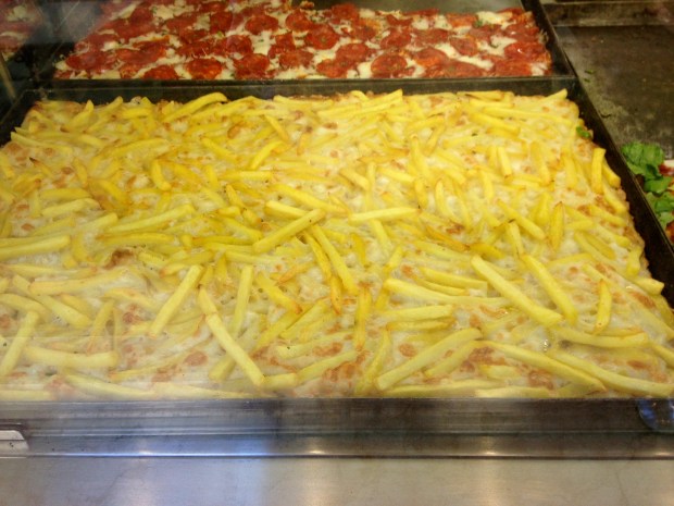 …and one rather strange one…French fry pizza?