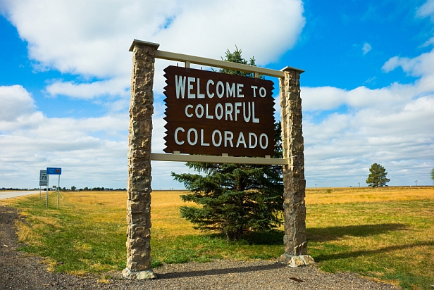 Colorado Welcome Sign